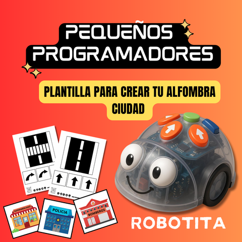 CREA TU PROPIA ALFOMBRA CIUDAD PARA ROBOTITA