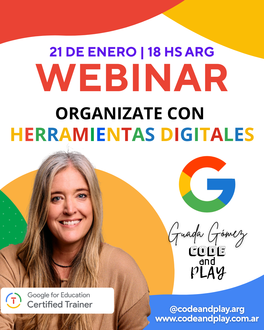 webinar herramientas digitales google workspace