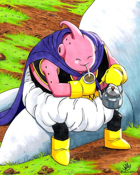 Majin Boo Mateando