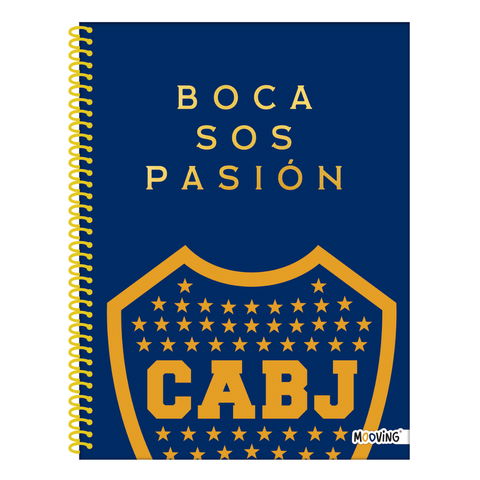 Cuaderno Boca Juniors A4 Rayado Mooving