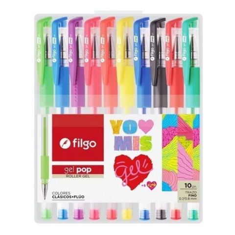 Roller Gel Filgo Pop x10