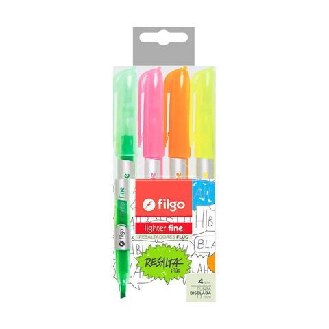 Resaltador Filgo Fluo x4