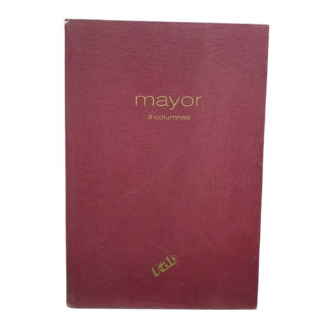 Libro Mayor 3 Columnas Tapa Flexible Rab