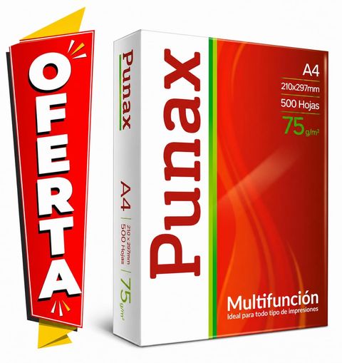 OFERTA!! Resma Punax A4 75gr. 