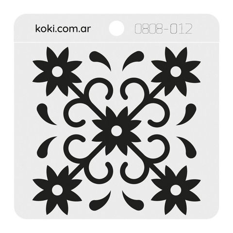 Sello De Bajo Relieve Koki 8X8