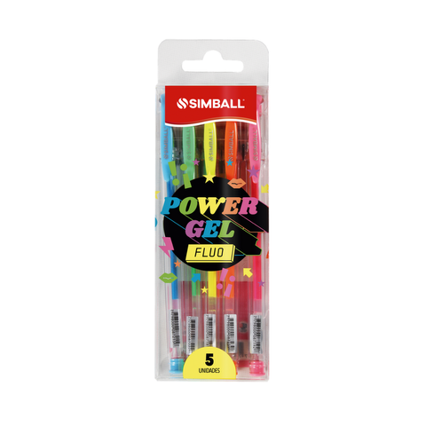 Set Power Gel Simball x5