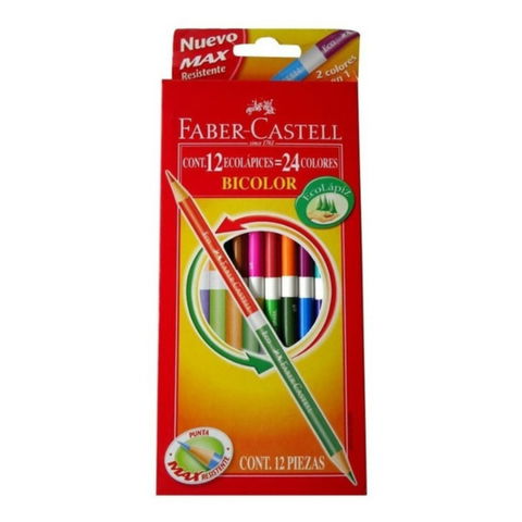 Lapices Bicolor Faber Castel  x12