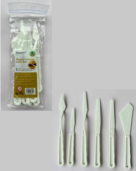 Kit espátulas plásticas Giorgione x6