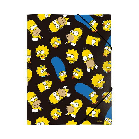 Carpeta Mooving Oficio 3 Solapas Simpsons