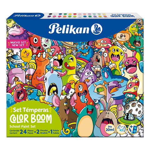 Set Pelikan Temperas Boom x24