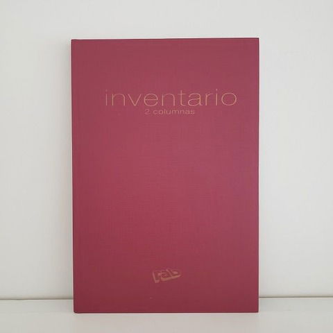 Libro Inventario 2 Columnas Tapa Flexible Rab