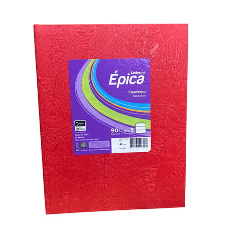 Cuaderno Epica Ledesma Hojas Rayadas