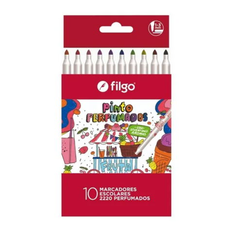 Marcadores Perfumados Filgo x10