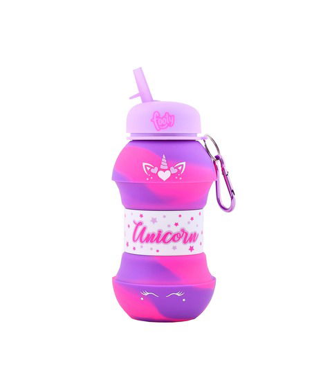 Botella Footy Silicona Unicornio