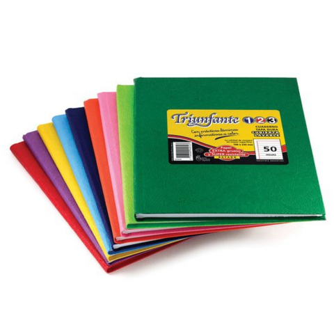 Cuaderno Escolar Araña Triunfante 123 x50 Hojas Cuadriculadas