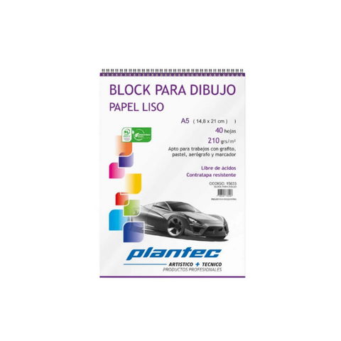 Blocks Para Bocetar Plantec 210gr. 