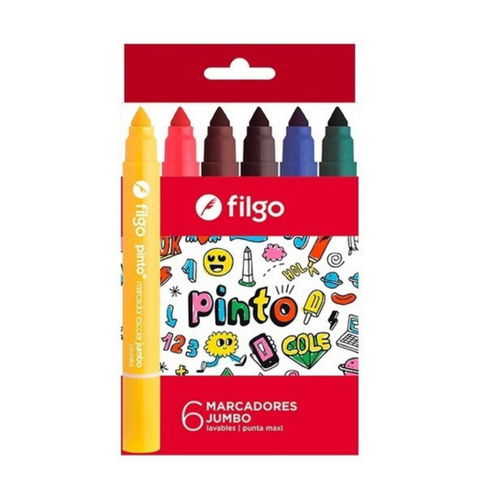 Marcadores Jumbo Filgo x6