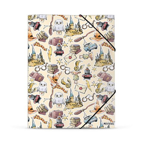 Carpeta Mooving Oficio 3 Solapas Harry Potter