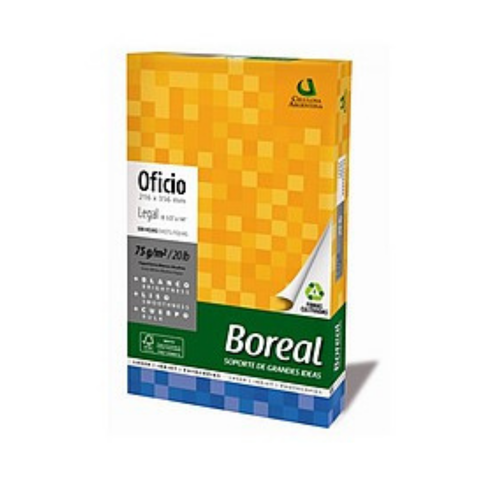 Resma Oficio Boreal 75gr.