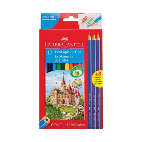 Lápices de Colores Faber Castell x12