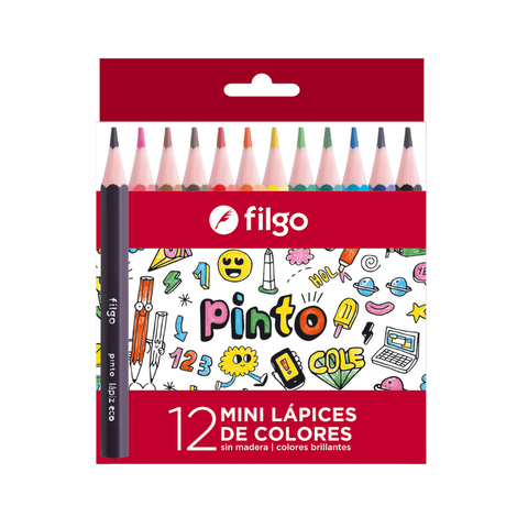 Lápices De Colores Filgo x12 Cortos