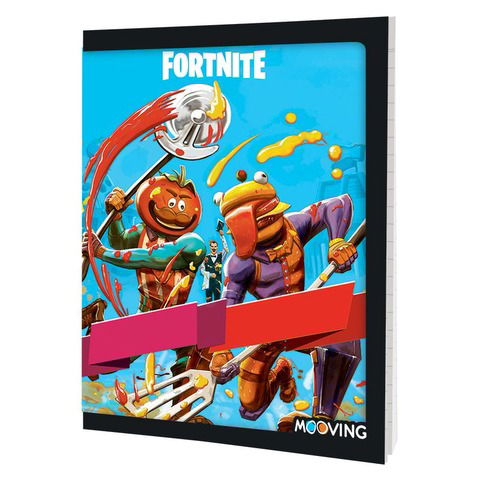 Cuaderno 16x21 Mooving Fortnite