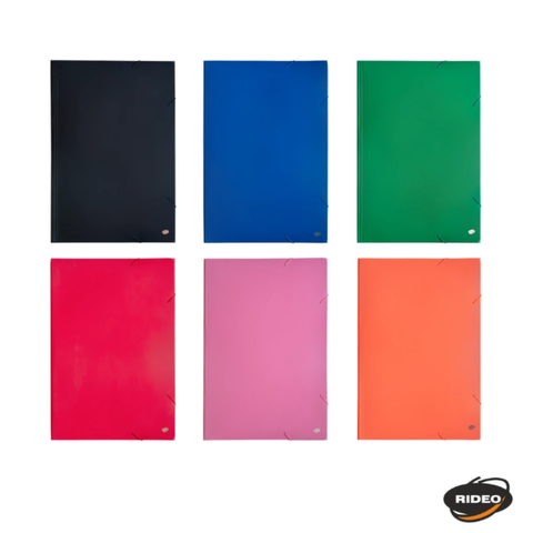 Carpeta c/elast. Plastica Rideo 35x50