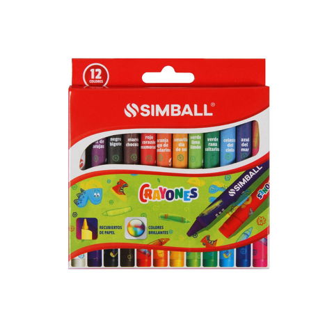 Crayones de cera Simball x12