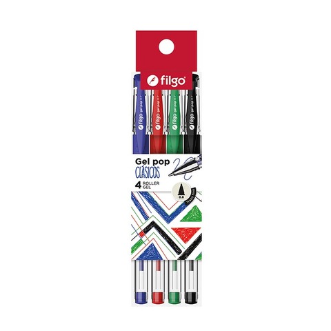 Roller Gel Filgo Pop x4