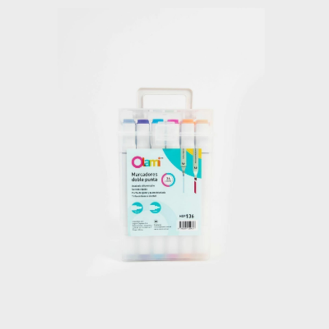 Marcador Olami Doble Punta