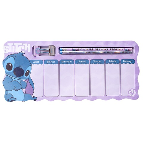 Planner Semanal Stitch Mooving
