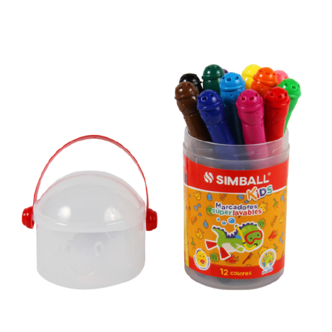 Marcadores Jumbo Kids Simball x12