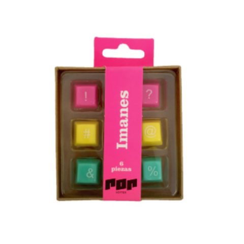 Caja de Imanes Hefter Pop x6