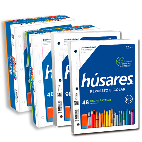 Repuesto Escolar Husares N3