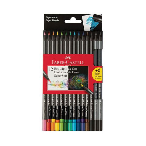 Lápices Supersoft Faber Castell x12