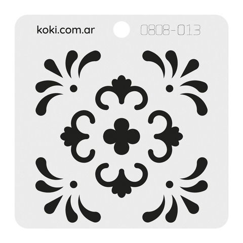 Sello De Bajo Relieve Koki 8X8