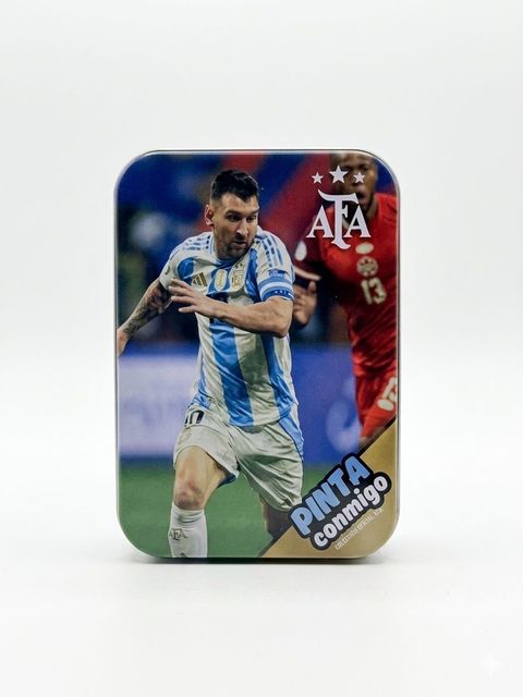 LATA pinta conmigo colección AFA Messi