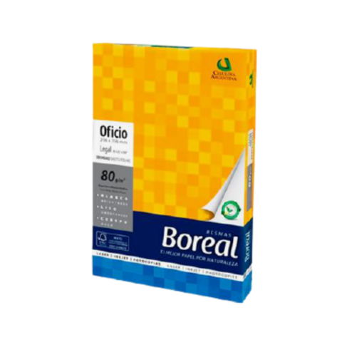 Resma Oficio Boreal 80gr.