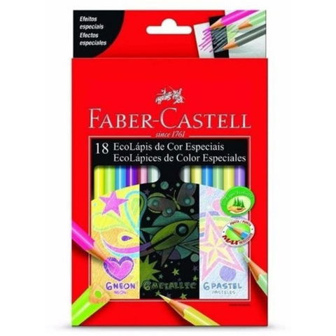 Lápices De Colores Especiales Faber Castell x18