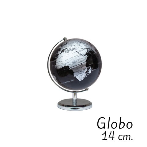 Globo Terráqueo 14cm. 