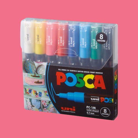 Set Posca x8 1M