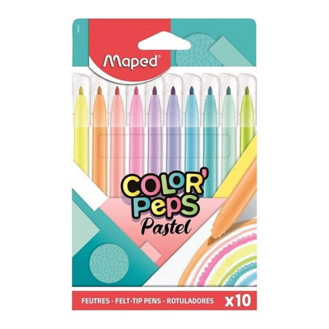 Fibras Jungle Maped Pastel x10