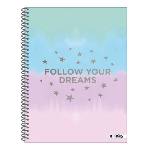 Cuaderno Pastel A4 Rayado Mooving