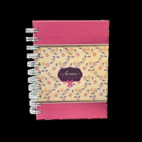 Libreta Arwen A6 Flores Moño