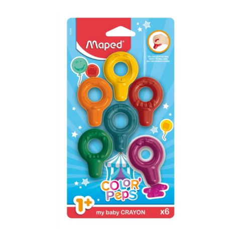 Crayones Maped Baby x6