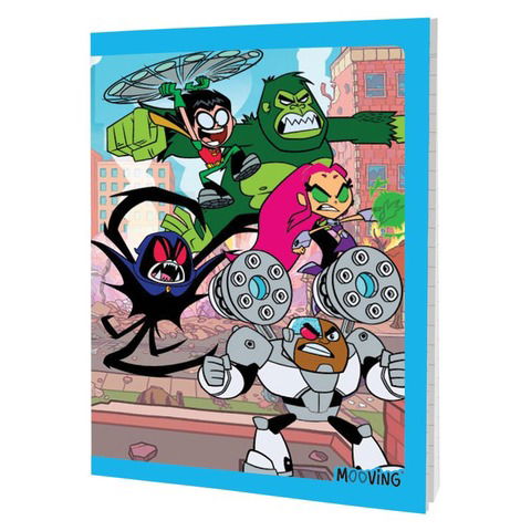 Cuaderno Mooving  Teen Titans