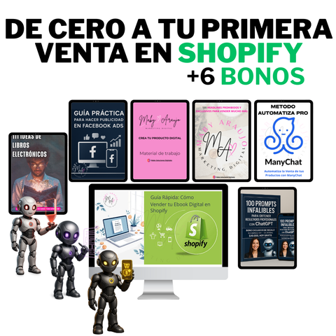 Guia PDF, vende en automatico con shopify