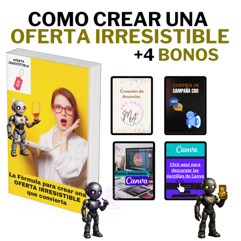 Guia PDF: Como crear una oferta irresistible + 4 bonos