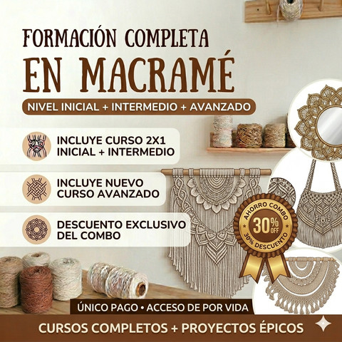 Formación Completa en Macramé