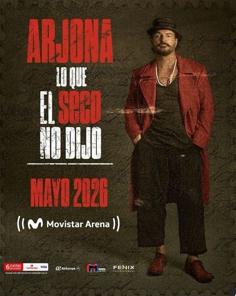 Ricardo Arjona (2 Entradas)